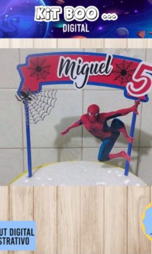 Arquivo Topo de Bolo - Homem Aranha