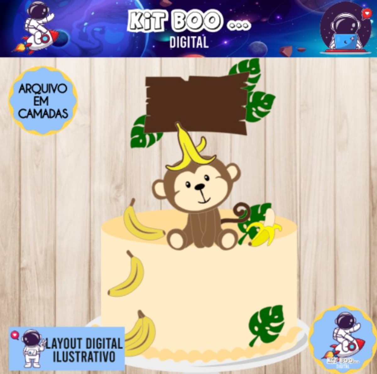Arquivo Topo de Bolo - Macaquinho
