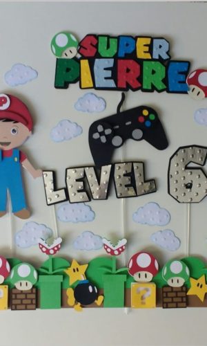 Arquivo Topo de Bolo Mario Bros .studio