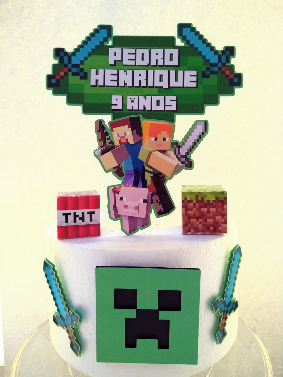 Arquivo Topo de Bolo - Minecraft