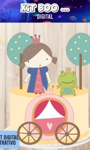 Arquivo Topo De Bolo - Princesa Cute