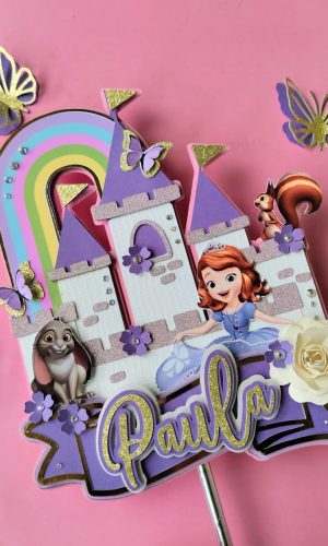 Arquivo Topo de Bolo - Princesa Sofia Castelo