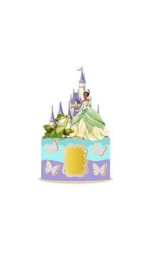 Arquivo Topo de Bolo Princesa Tiana