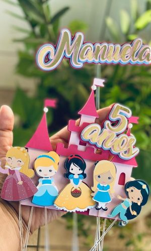 Arquivo Topo de Bolo - Princesas