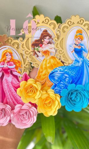 Arquivo Topo de Bolo Princesas Disney