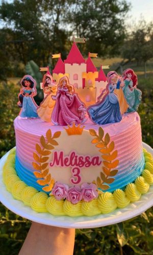 Arquivo topo de bolo Princesas