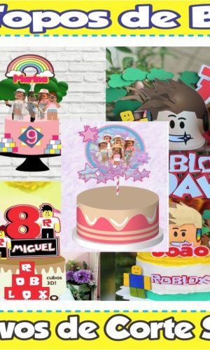Arquivo Topo de Bolo Roblox