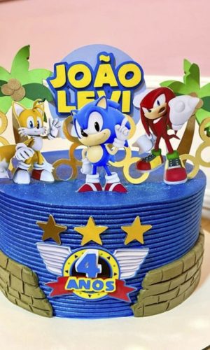 Arquivo Topo de Bolo - Sonic