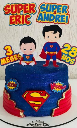 Arquivo Topo De Bolo - Super Homem Cute