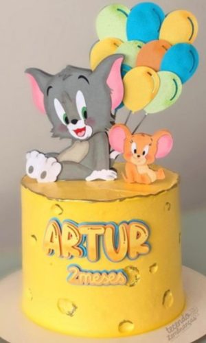 Arquivo Topo de Bolo - Tom e Jerry