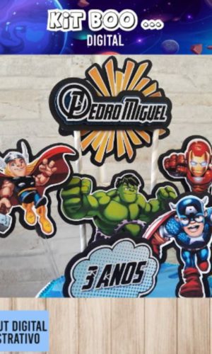 Arquivo Topo de Bolo - Vingadores