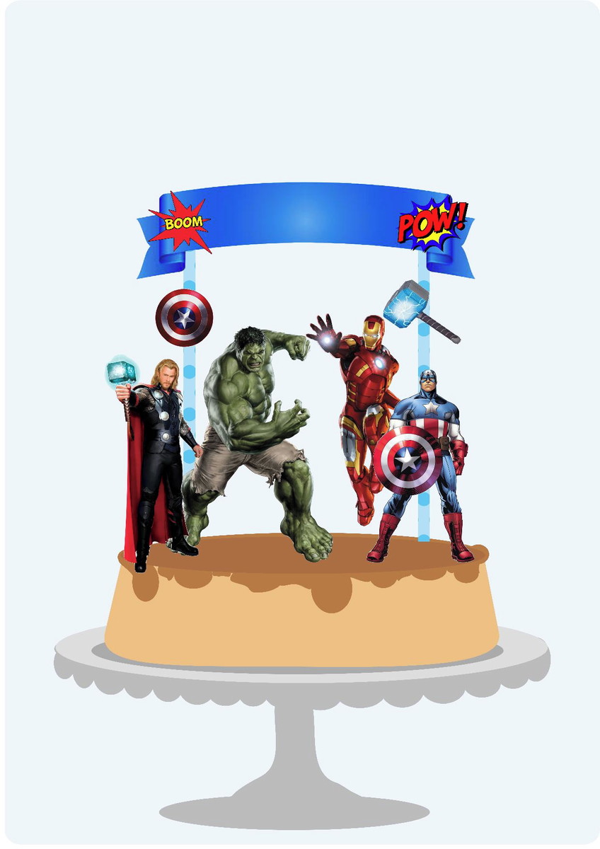Arquivo Topo de Bolo - Vingadores