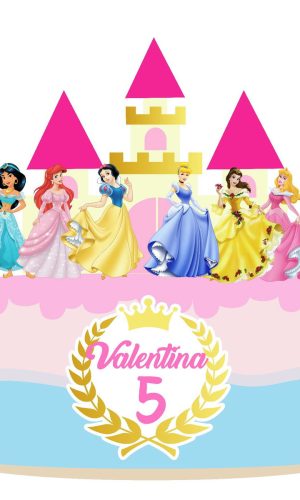 Arquivo topo de bolo princesas