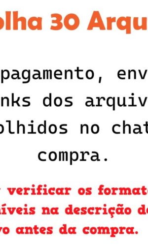 Arquivos de Corte a Sua Escolha. Verifique os Formatos