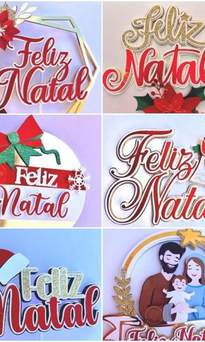 Arquivos de Corte Combo Topos Natal