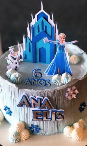 Arquivos de Corte Topo de Bolo Castelo Frozen