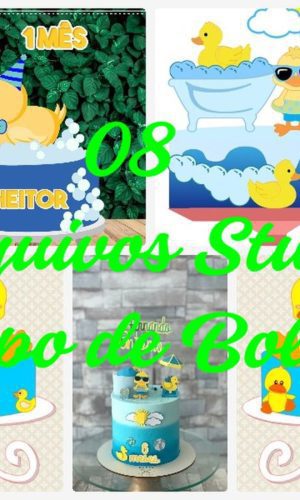 Arquivos de Corte Topo de Bolo - Patinho