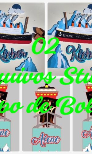 Arquivos de Corte Topo de Bolo - Titanic