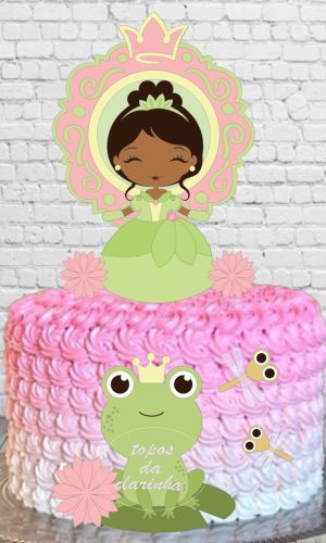 Arquivos de Corte Topo Princesa Tiana Camada