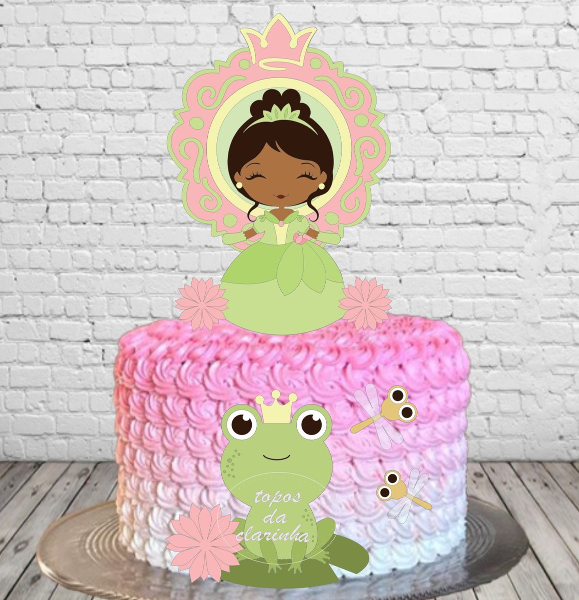 Arquivos de Corte Topo Princesa Tiana Camada