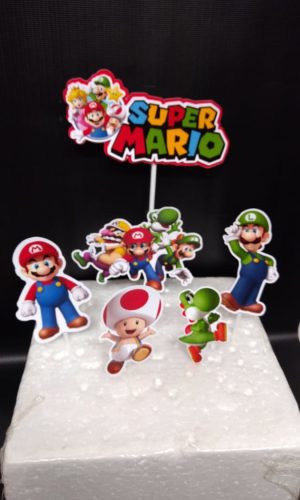 Arquivos Silhouette topo de bolo 95 Super Mario