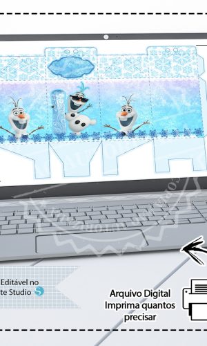 CAIXA MILK FROZEN OLAF - ARQUIVO DIGITAL
