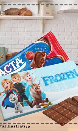 CAIXA PARA CHOCOLATE FROZEN - ARQUIVO DIGITAL