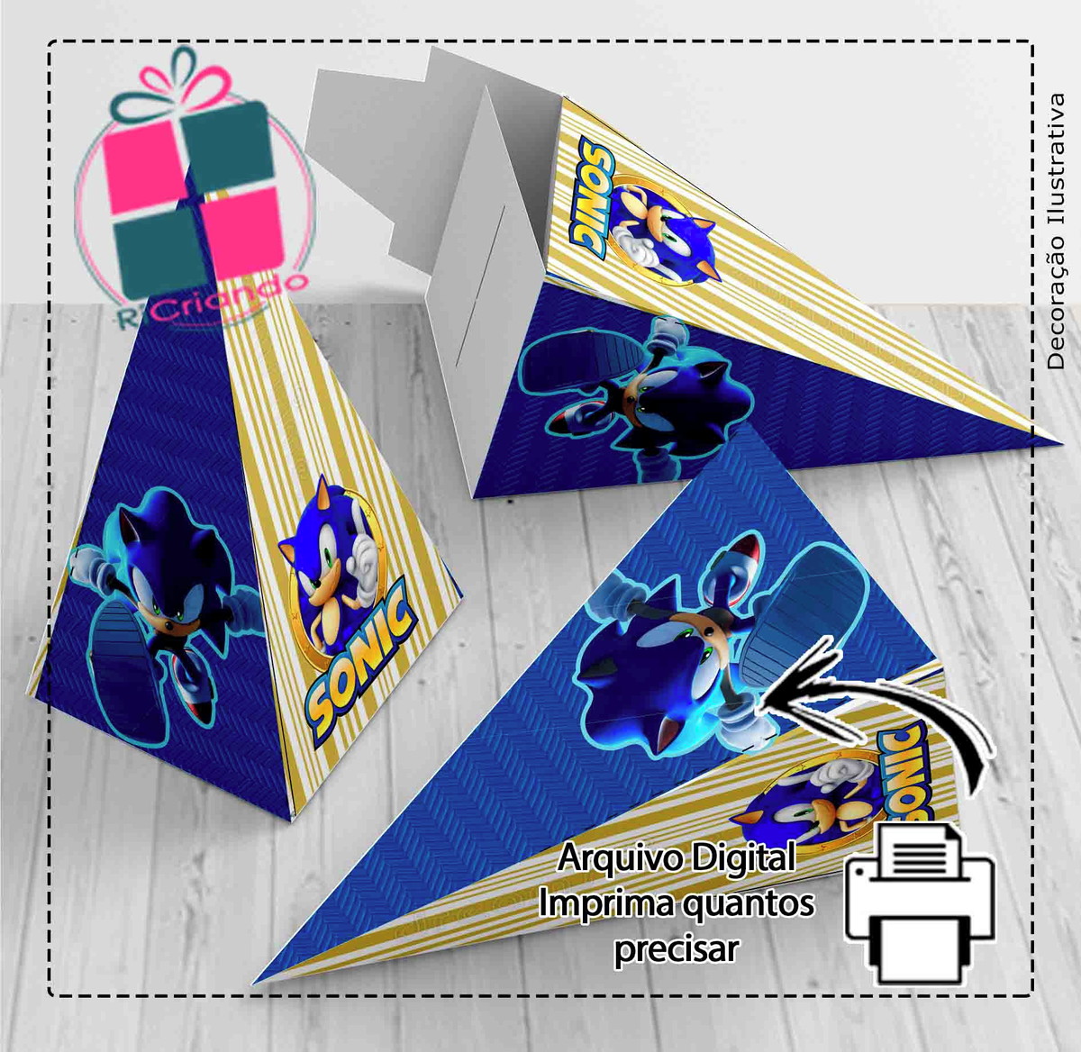 Caixa Piramide Sonic - Arquivo Digital