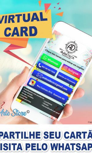 Cartão de visitas Virtual interativo