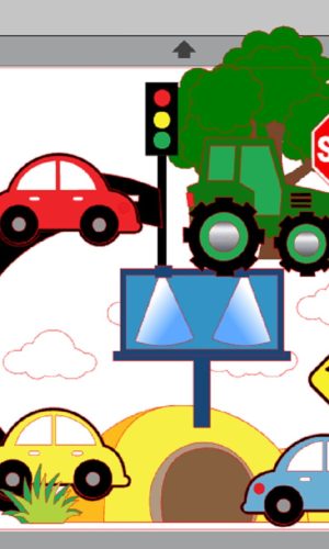 Cod 13- Carros Topo de Bolo Arquivo de Corte