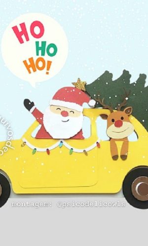 Cod 15- Carros Arquivo de Corte Papai Noel Natal