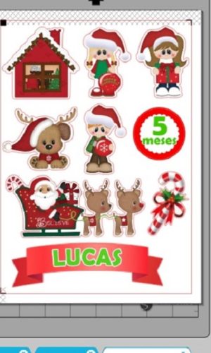 Arquivo Topos de Bolo Natal Papai Noel