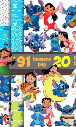 Kit Digital Lilo e Stitch