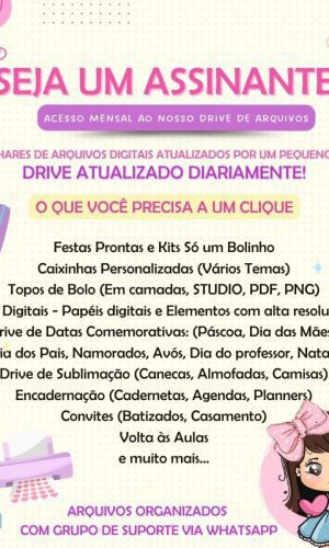Drive de Arquivos - Acesso Mensal - Leia a Descrição