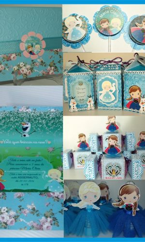 Frozen - Arquivos De Corte Para Festas - Kits Digitais