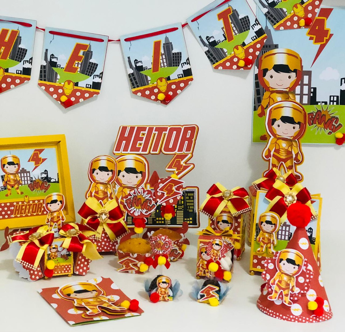 Homem De Ferro - Kits Digitais Para Festas Studio E Pdf - Imagem 4