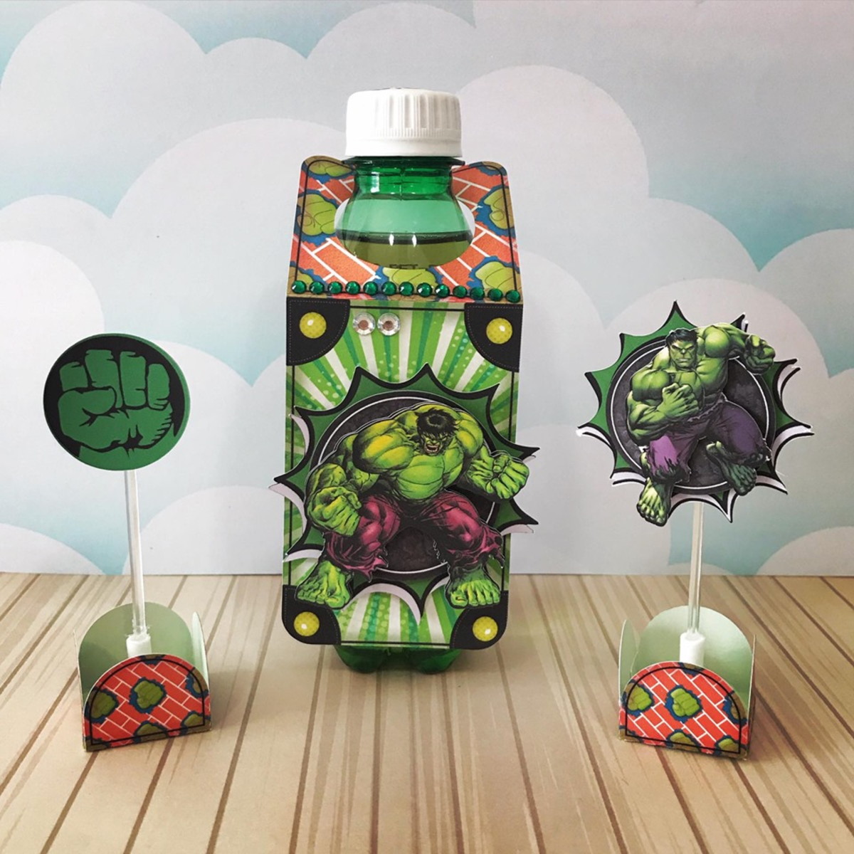 Hulk - Arquivos de Corte Studio e pdf + Fotos 3012 - Imagem 2