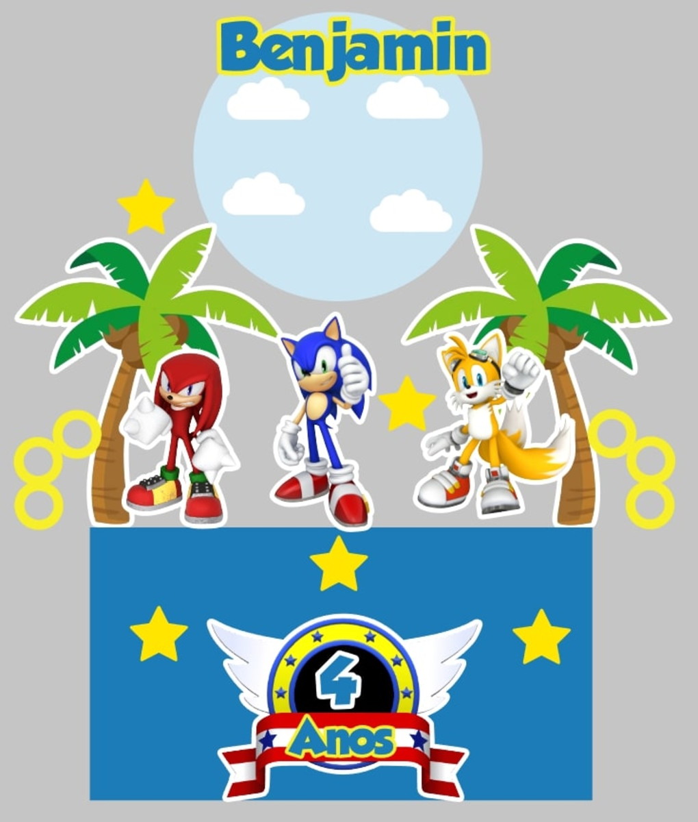 Kit Arquivos de Corte Darth Vader e Sonic - Imagem 2