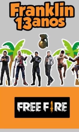 Kit Arquivos de Corte FreeFire, Friends e Frozen