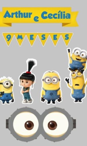 Kit Arquivos de Corte Minions, Moana e Naruto