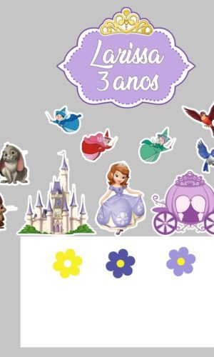 Kit Arquivos de Corte Princesa Sofia, Bingo e Rolly e Roblox