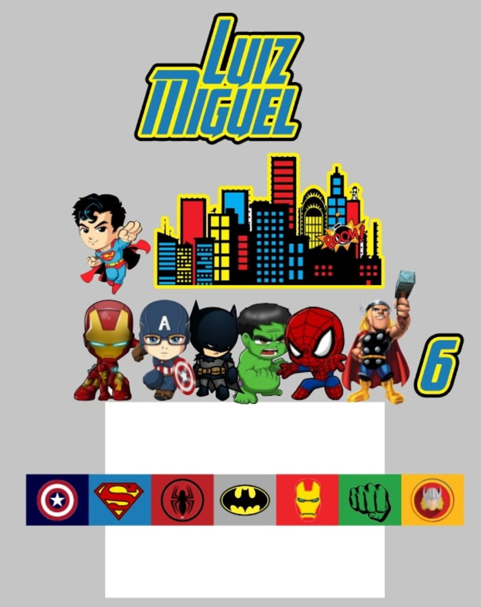 Kit Arquivos de Corte Supergirl, Super Heróis e Homem Aranha - Imagem 2