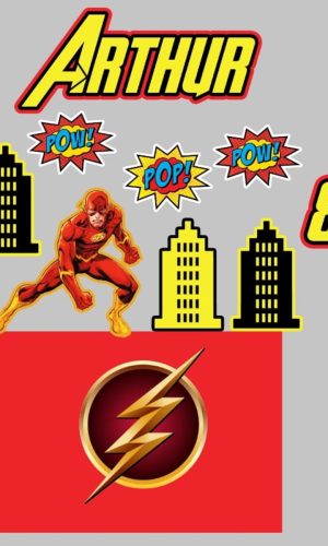 Kit Arquivos de Corte The Flash, Super Homem e Homem Aranha