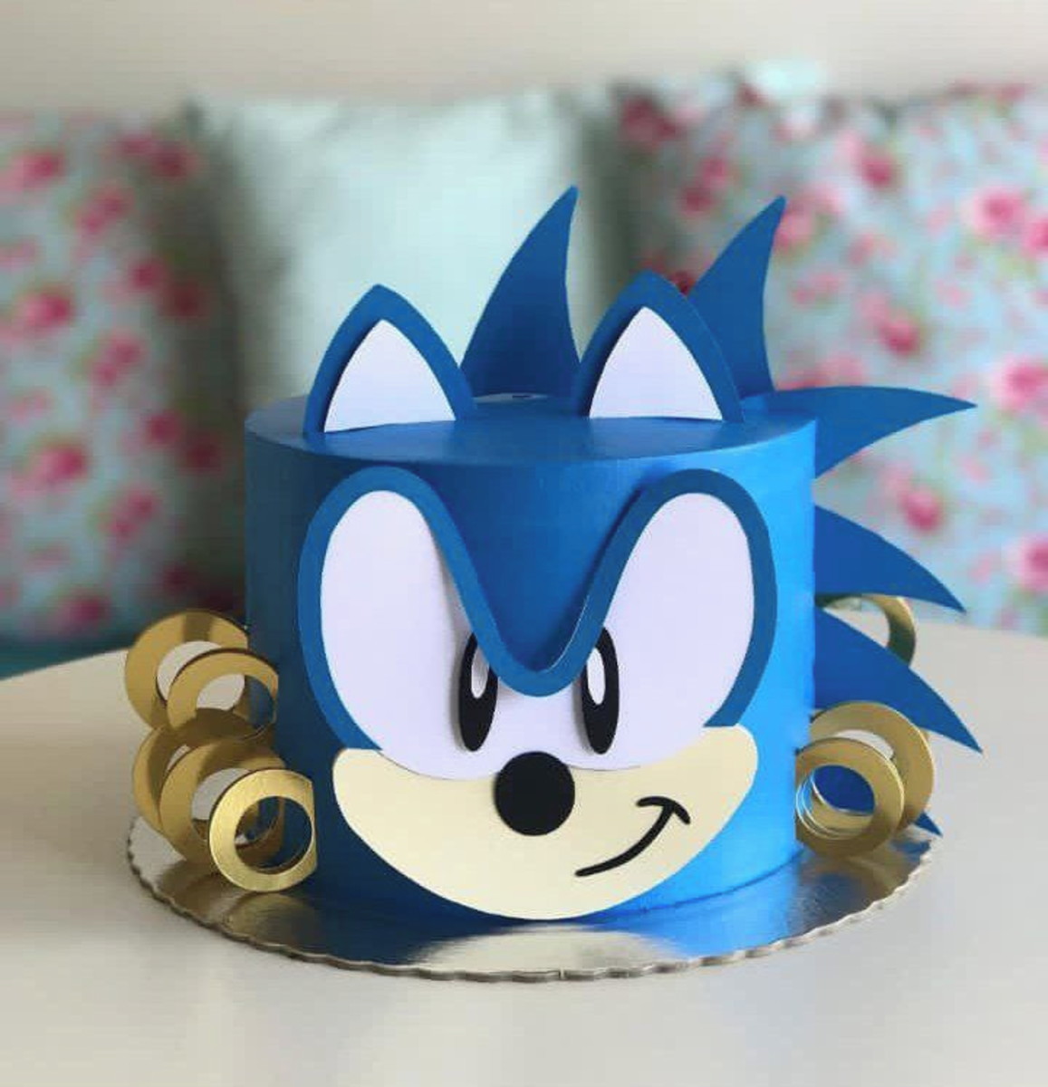 Kit Com 5 Arquivos De Corte 09 - Sonic Topo De Bolo
