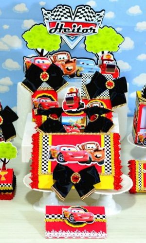 Kit com 5 arquivos de corte: 558-KIT FESTA CARROS EM STUDIO
