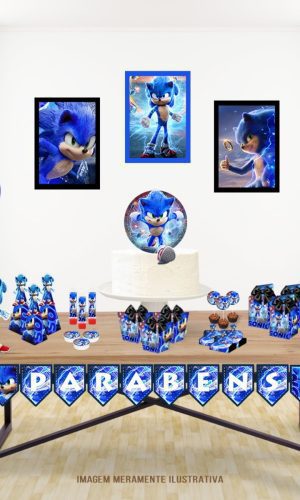 Kit com 5 arquivos de corte 631-KIT FESTA SONIC STUDIO