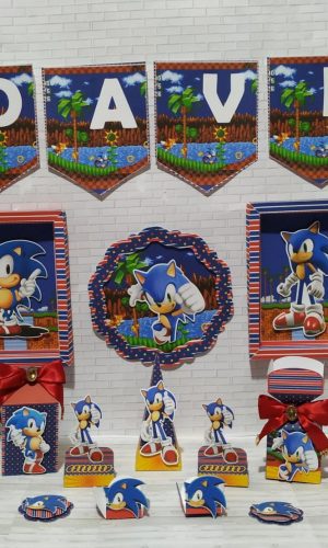Kit com 5 arquivos de corte 634-KIT FESTA SONIC STUDIO