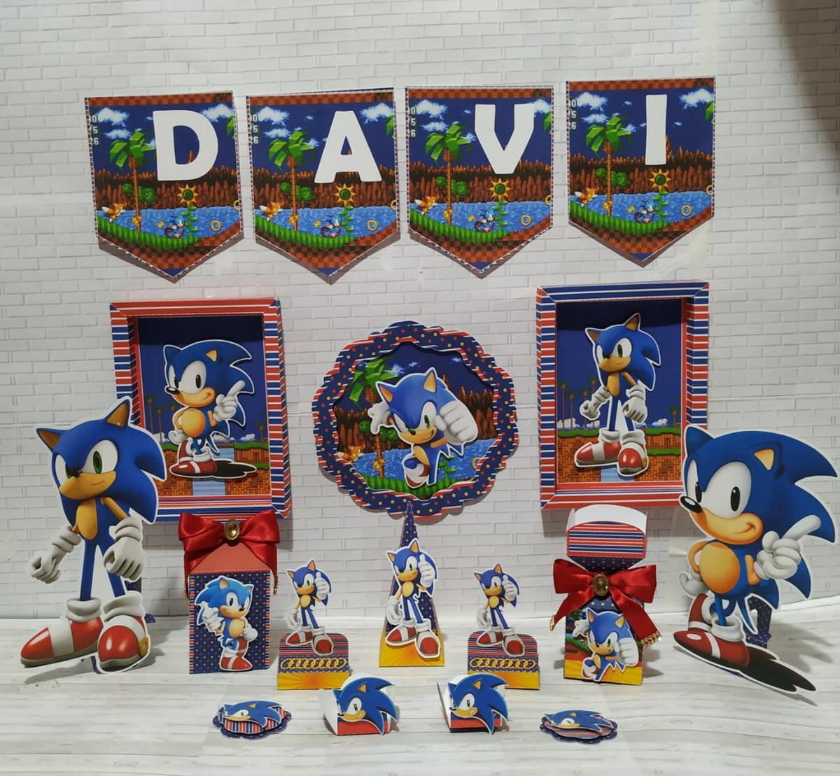 Kit com 5 arquivos de corte 634-KIT FESTA SONIC STUDIO