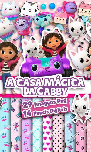 Kit Digital A Casa Mágica da Gabby