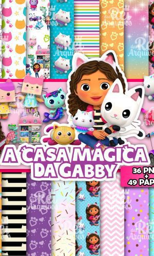 Kit Digital A Casa Mágica da Gabby